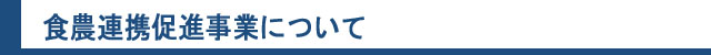 食農連携促進事業について